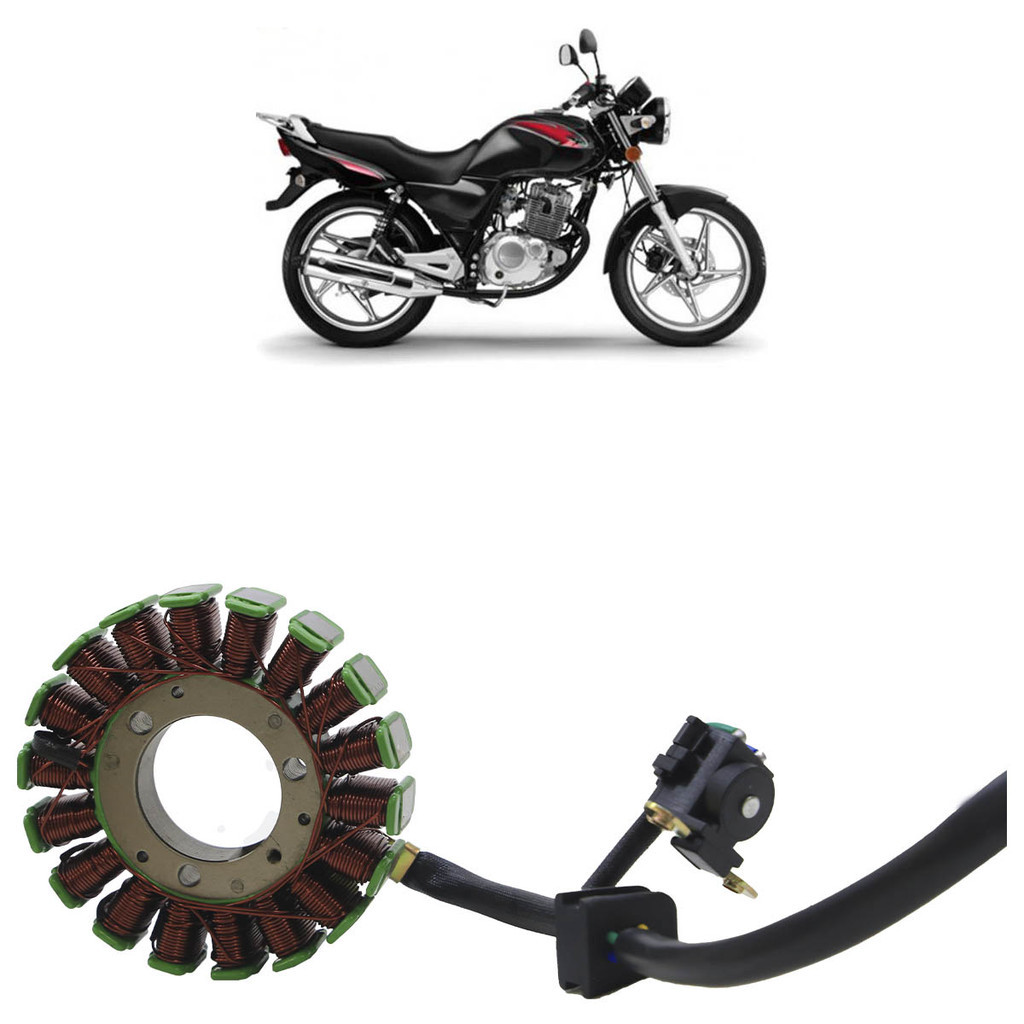 Estator Com Bobina de Pulso EN 125 YES Cargo 2005 2006 2007 2008 2009 2010 2011