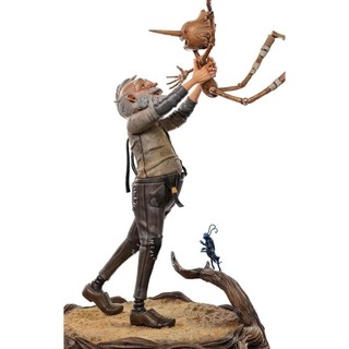 Estátua Gepeto e Pinóquio Deluxe - Pinóquio - Art Scale 1/10 - Iron Studios em Oferta na Shopee