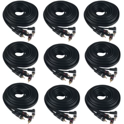 Kit De Instalação Para Som Automotivo 9 Cabos Rca 5 Metros