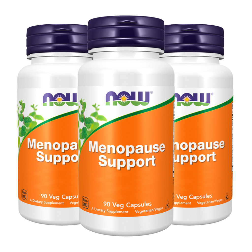 Kit 3x Menopause Support Now Foods 90 Cápsulas Importado /Made in Usa - Health