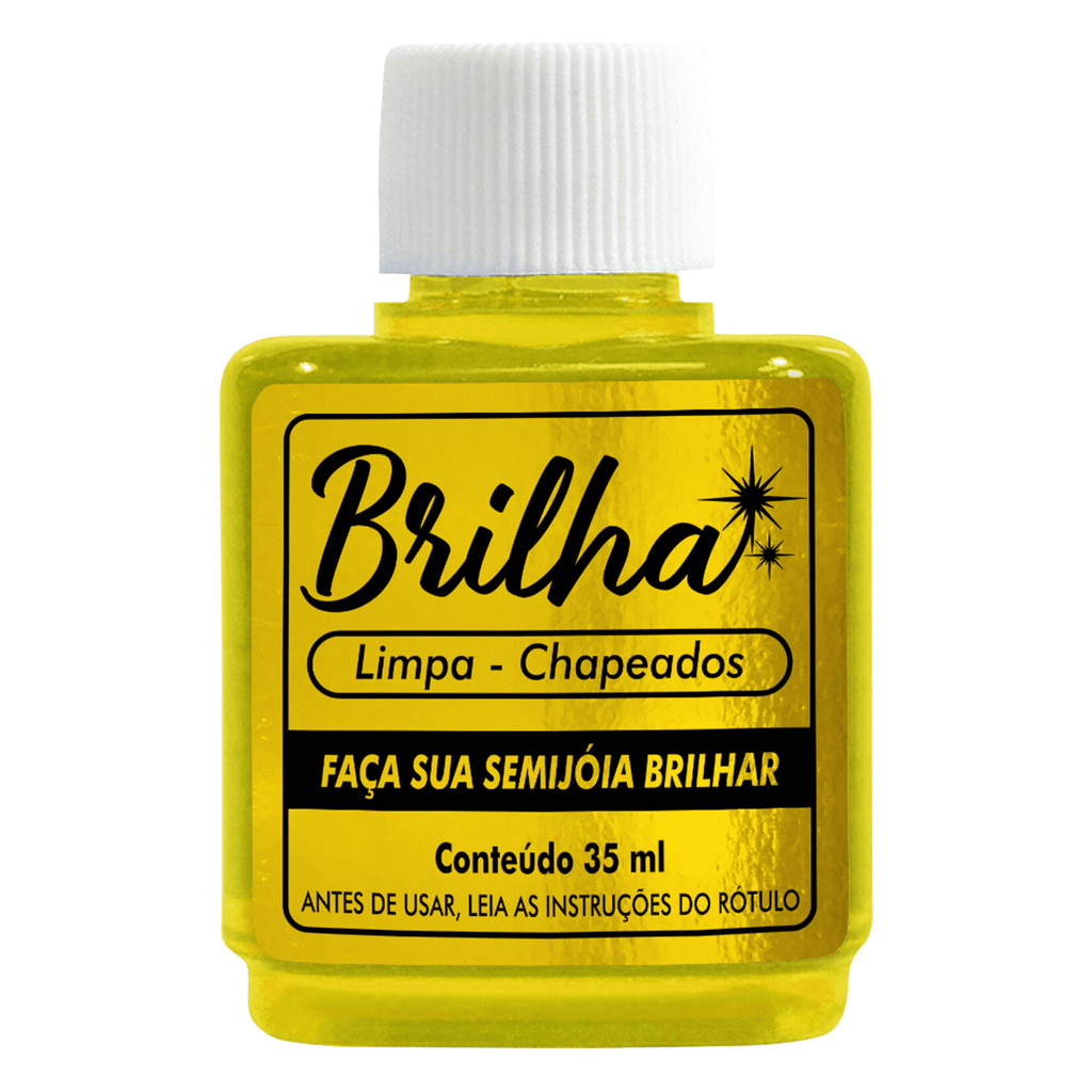 Limpa Folheados Brilha Original 35ml - Limpar Folheados