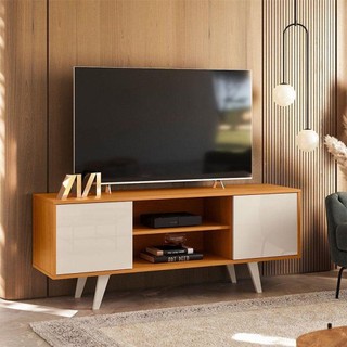 Rack Bancada Ambiente Lisboa Cinamomo Off White - Madetec em Oferta na Shopee