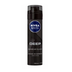 Espuma de Barbear Nivea Men Deep Suave 200ml