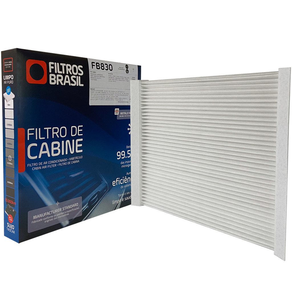 Filtro Cabine para Toyota Corolla S SEG XEI Flex 2007