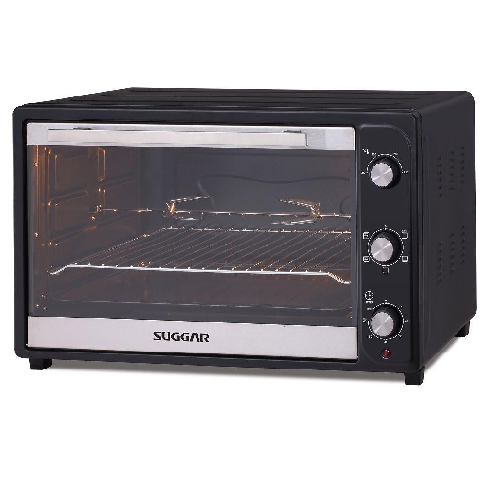 Forno Elétrico de Bancada 66L Preto Suggar 110V em Oferta na Shopee