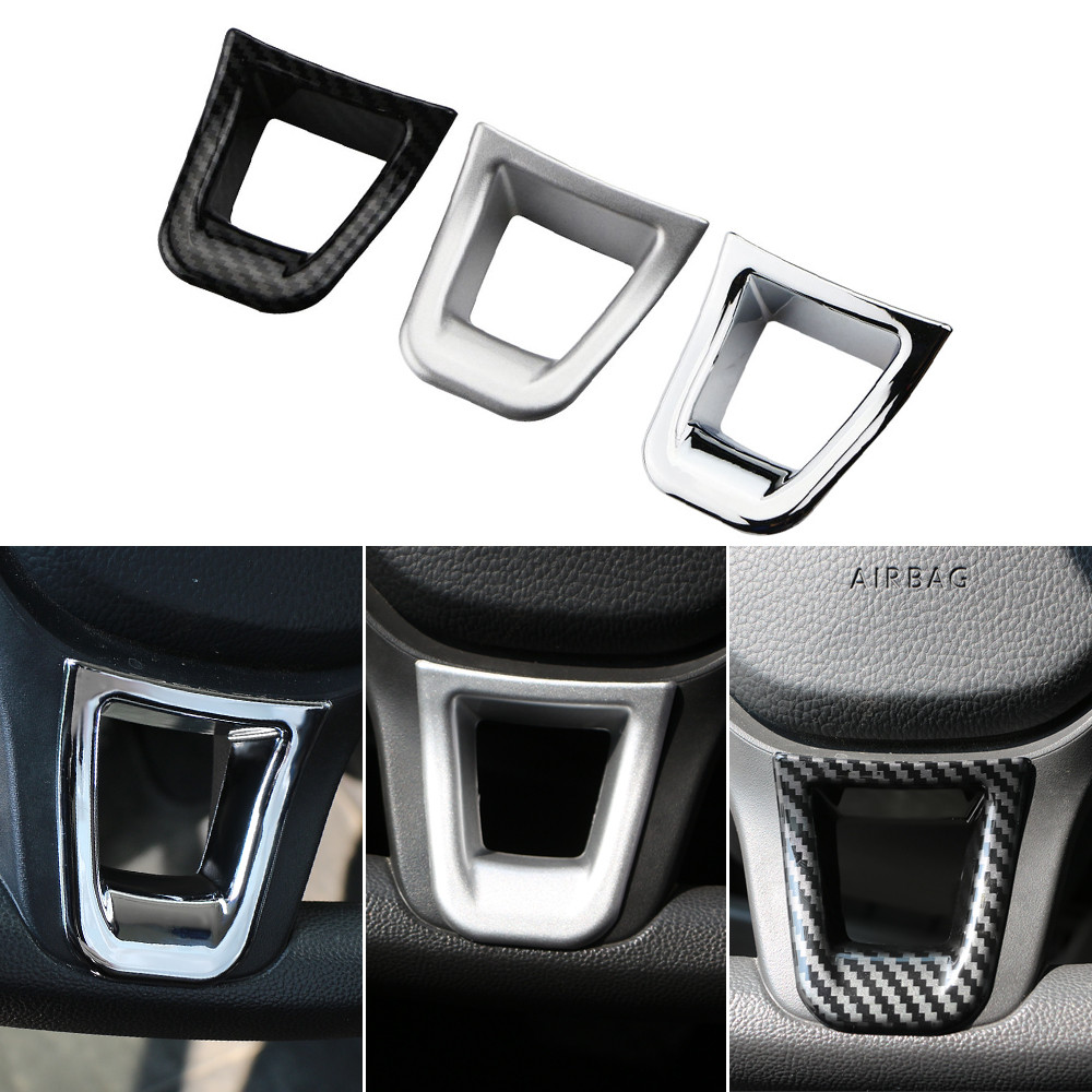 Volante Do Carro Adesivo Capa Guarnição Para Volkswagen VW Jetta MK5 MK6 2015-2018 Polo 2014 + Passat B7 B8 Golf 7 MK7 Acessórios