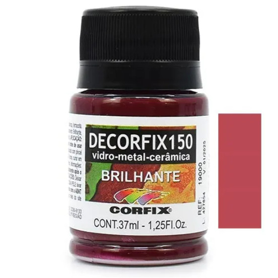 Tinta Decorfix 150 Brilhante Corfix - 434 Rosa Opalina (37 ml)