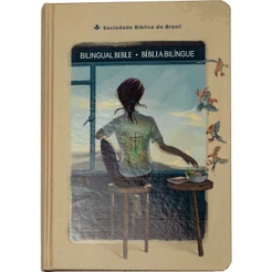 Bíblia Sagrada Bilíngue | NTLH | Letra Normal | Capa Dura | Tela