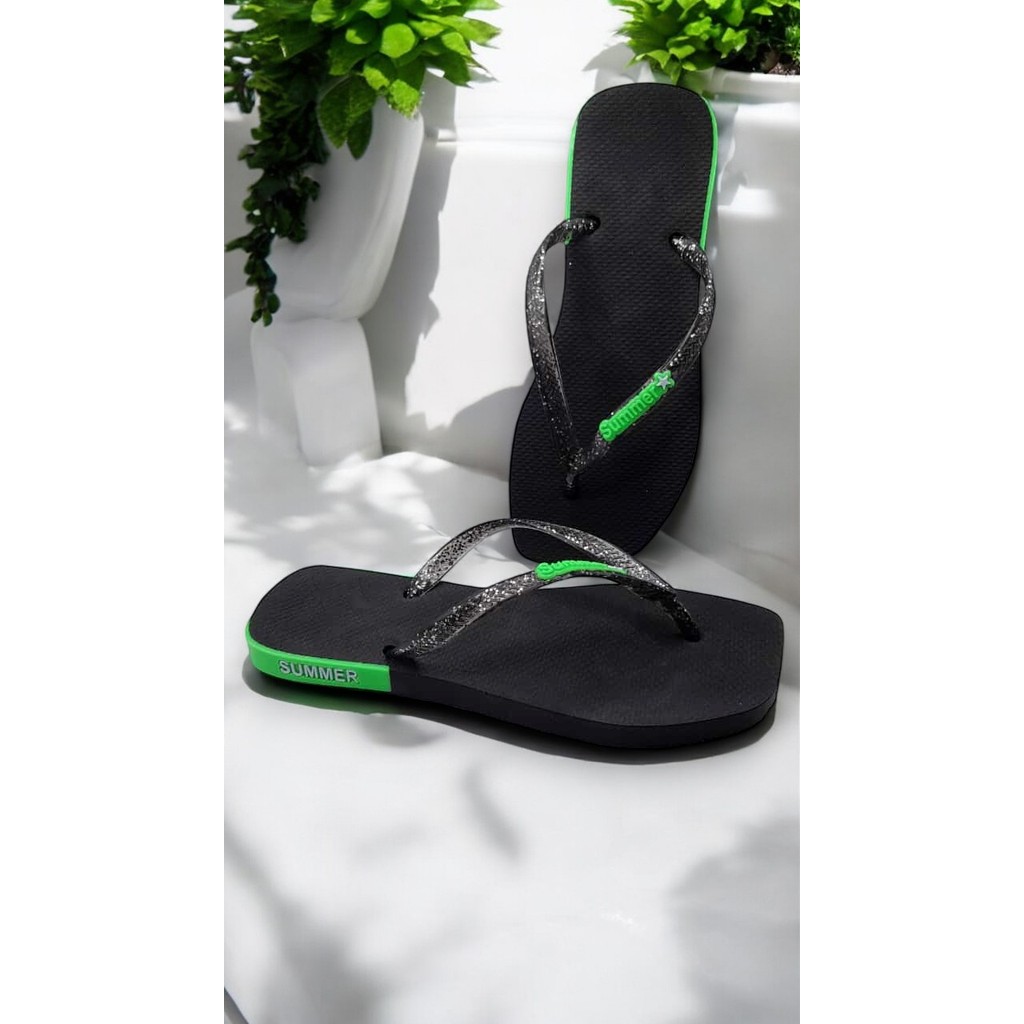 Chinelo Feminino Personalizado de Glhiter Para Arrasar no Verão em Oferta na Shopee