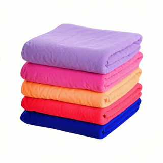 Kit 03 Toalhas De Banho Microfibra Compacta 60x120cm Grande Secagem Rápida em Oferta na Shopee