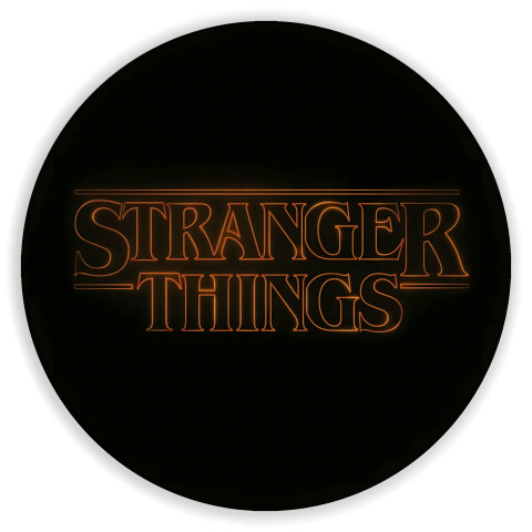 NOVO Painel Festa Infantil Redondo Logo Stranger Things + Arco, Suporte incluso. Fazemos personalizado com qualquer tema. Confeccionado em Lona fosca, impressão de alta resolução. cenário , p/ Decoração