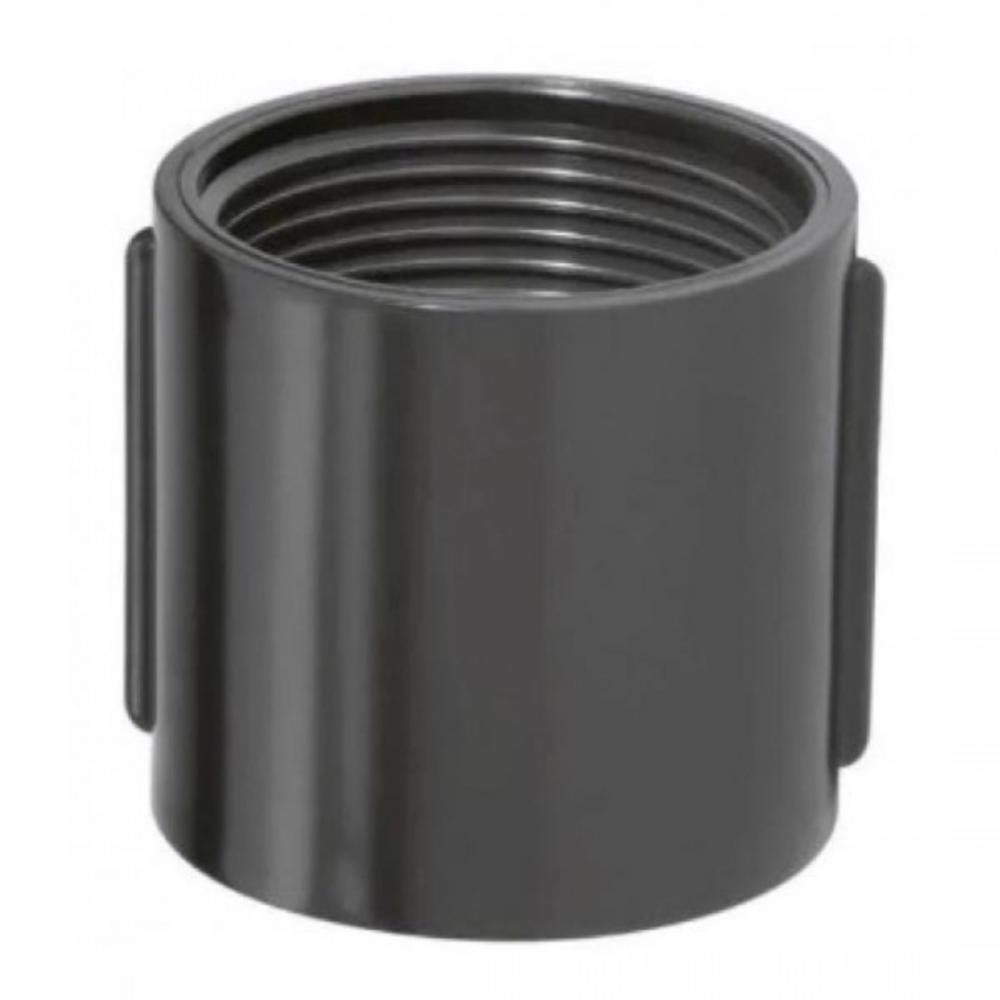 Kit 10 Luvas PVC Roscável Antichama 1.1/4" Preta para Eletroduto Conexão Elétrica