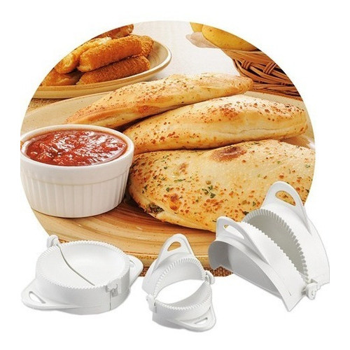 Forma Pastel E Risole Fechador Modelador Cortador Molde Kit
