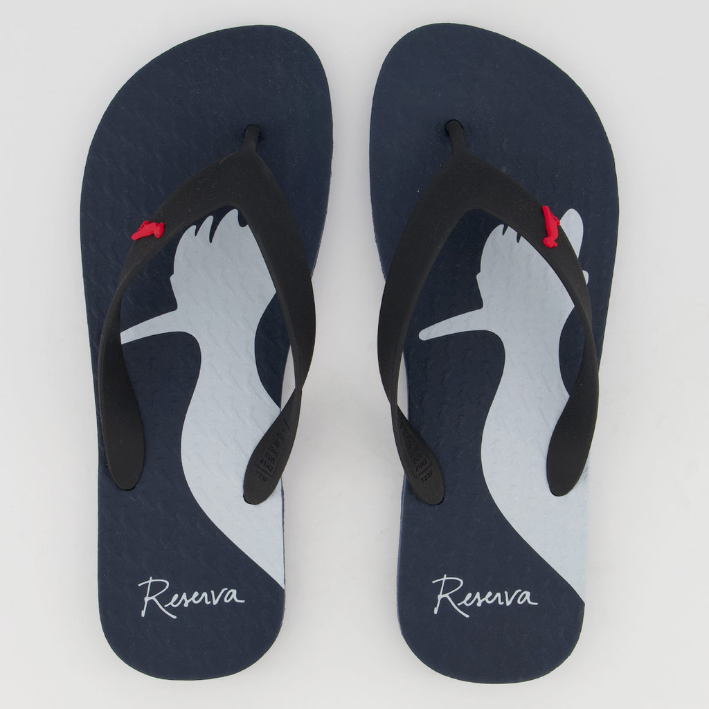 Chinelo Reserva RSVGO Marinho e Preto - Men Shoes