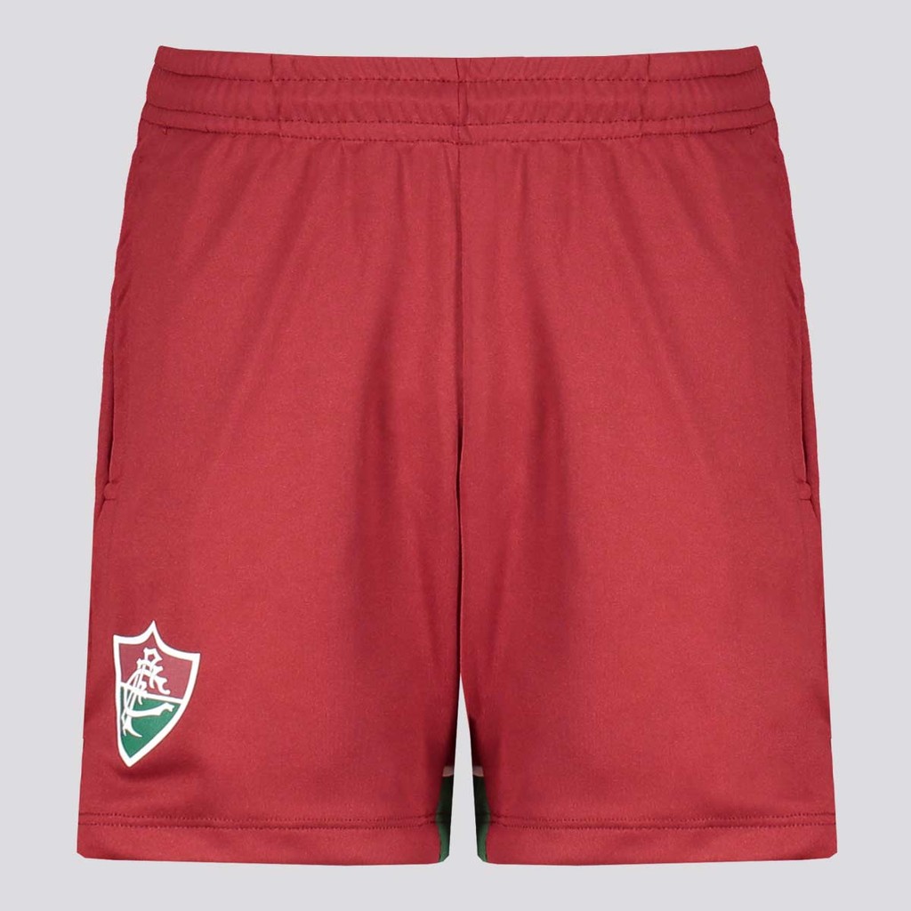 Bermuda Fluminense Palma Infantil Vinho em Oferta na Shopee