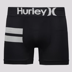 Cueca Boxer Hurley Seamless Preta