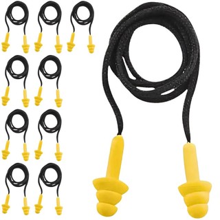 Kit Protetor Plug Auricular Copolímero Reutilizável com Cordão de 10 Uni VONDER em Oferta na Shopee