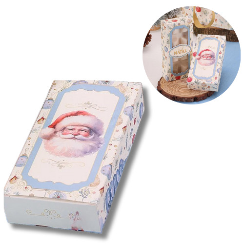 30 Caixa para Barra 300g com Visor Celebração 4303 (JANGO NATAL 2024) OUTLET NATAL