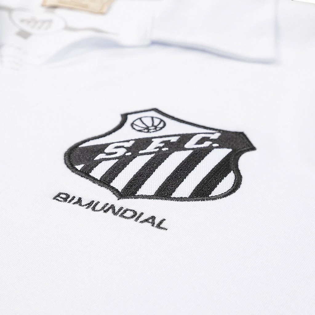 Detalhes do Camisa Santos Retrô Bicampeão 62/63 Oficial