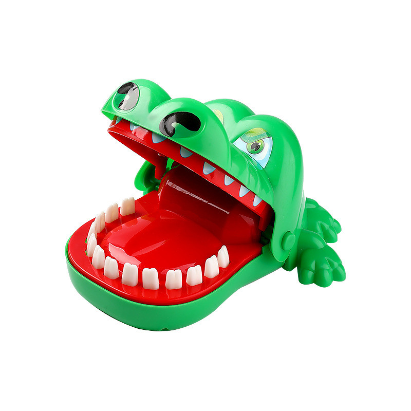 Brinquedo Infantil Jacaré Morde Dedo Crocodilo Dentista Novo — imagem 2 de 2