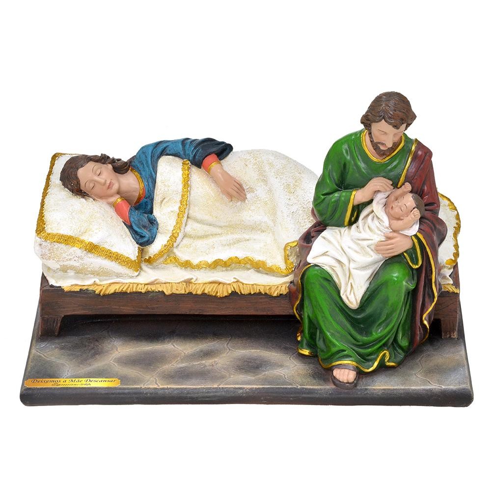 ESCULTURA EM RESINA NOSSA SENHORA DESCANSANDO