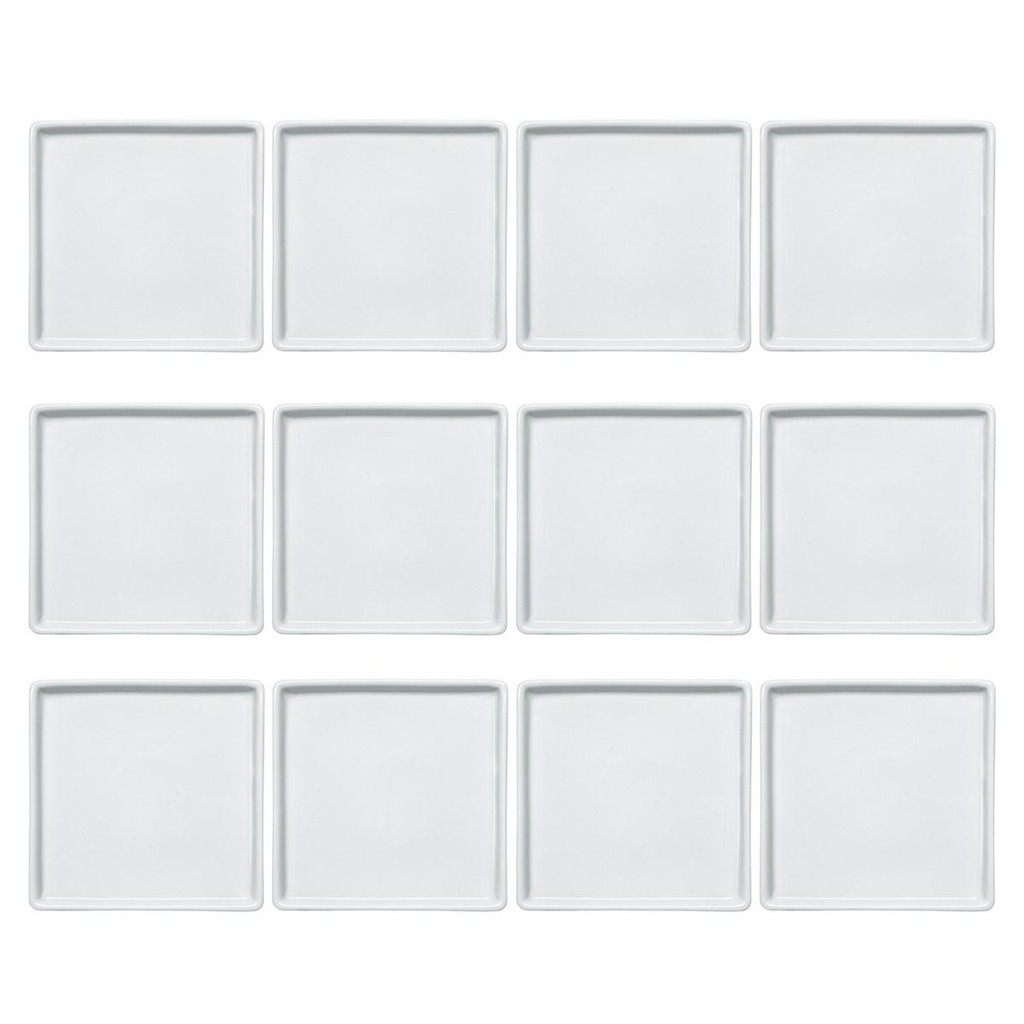 Prato Raso Quadrado Porcelana: Onde Comprar | BuscaProdutos