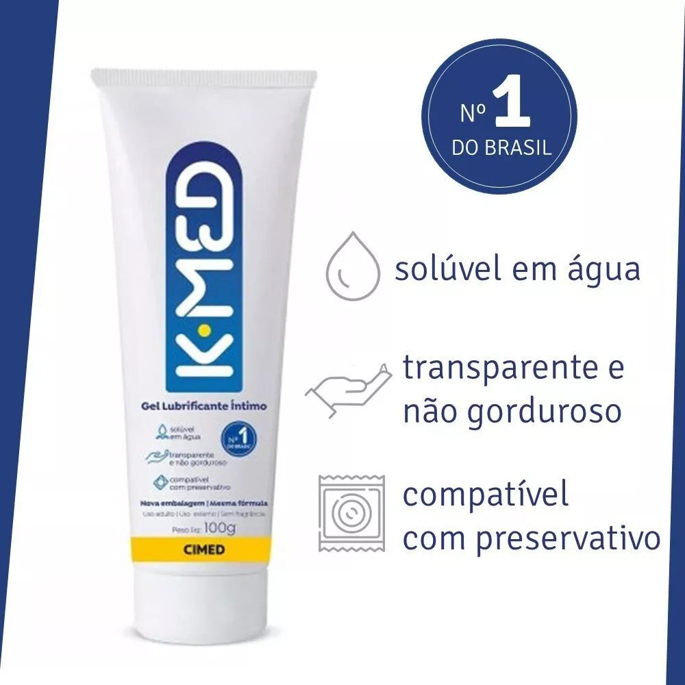 K-med Gel Lubrificante Íntimo 100g Cimed Original Base Água — imagem 2 de 2