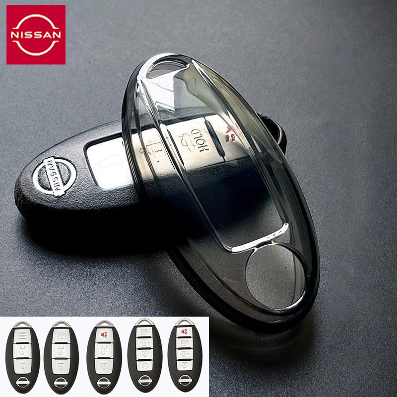 Nissan navara Note-np300 almera Chutes juke Cube Pulsar lavina micra teana tiida sylphy Capa De Chave De Carro Transpare