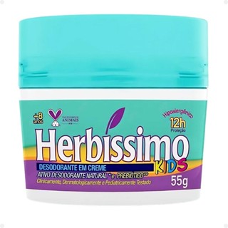 Desodorante Creme Herbissimo Kids 55g em Oferta na Shopee