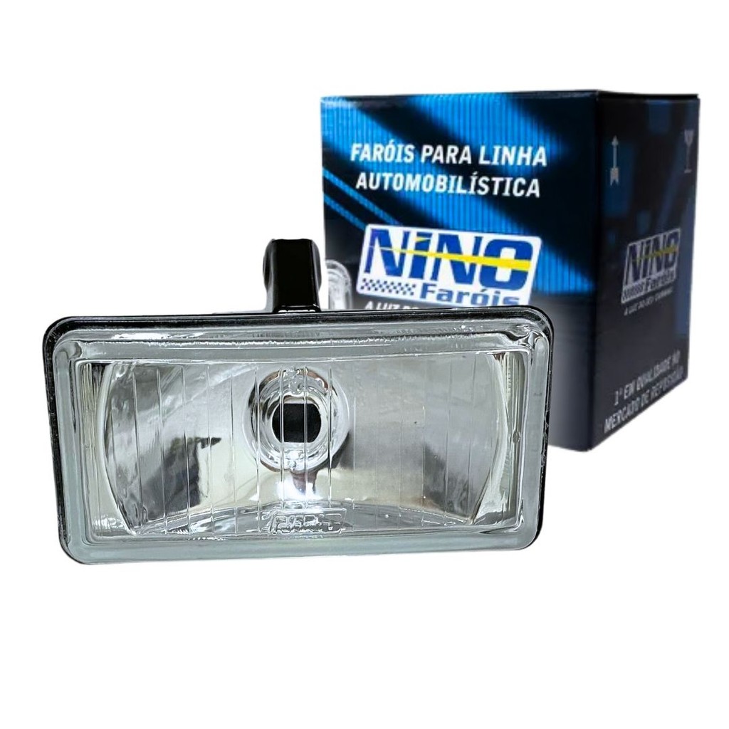 Farol Milha Auxiliar Retangular Aplicação Universal 152x178mm Original Nino em Oferta na Shopee