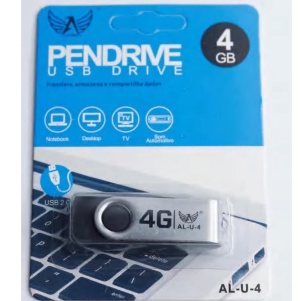 Pen Drive 4gb  Twist 100% da capacidade real 4gb