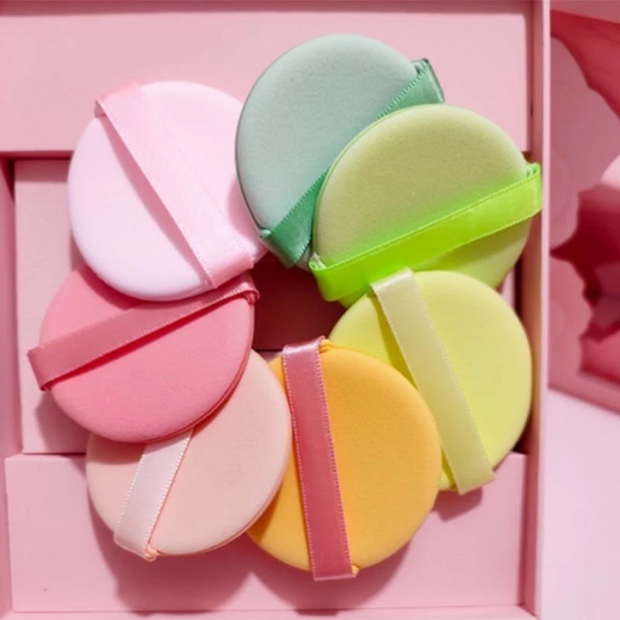 Kit Com 4 Esponjas Para Maquiagem Com Suporte Para Dedo Acolchoada Em Diversos Formatosliligirl em Oferta na Shopee