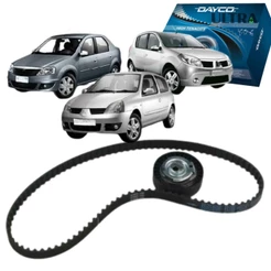Kit Correia Dentada Tensor Renault Logan / Sandero / Clio / Symbol - 1.6 8V - K7M (Dayco KTB794)