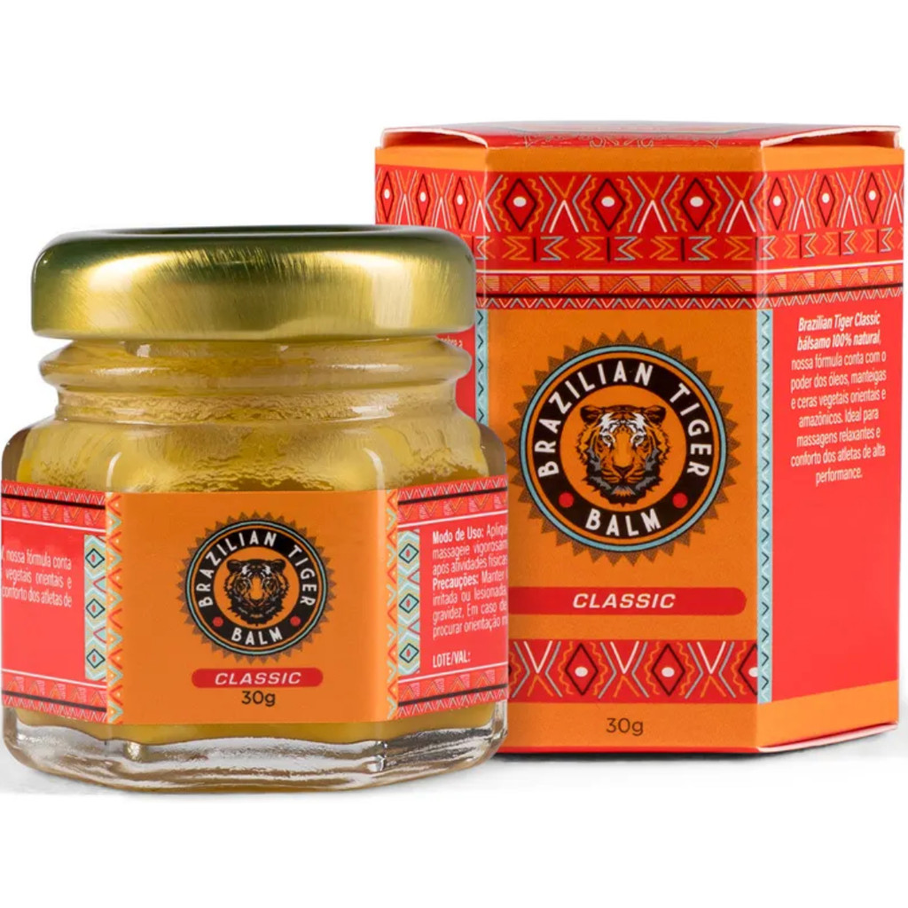 Brazilian Tiger Balm Anti-Inflamatório Dor Muscular Natural em Oferta na Shopee