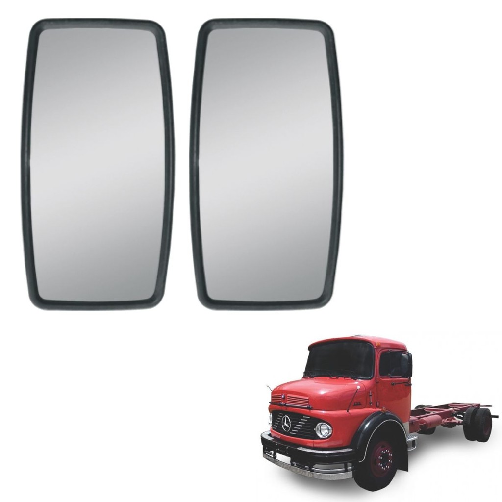 Par Espelho Retrovisor Ford Cargo 2422e 2428e Mb 1113 1114