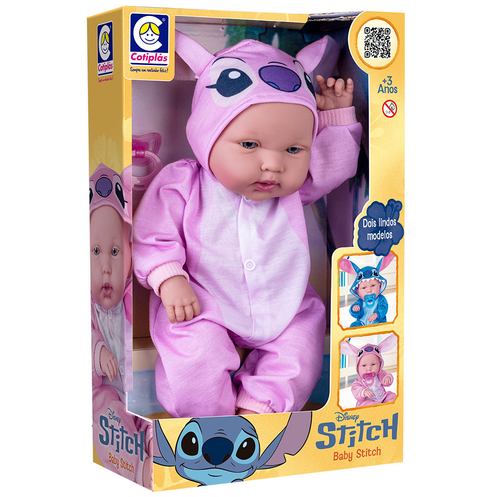 Boneca Baby Stitch Angel Disney em Oferta na Shopee