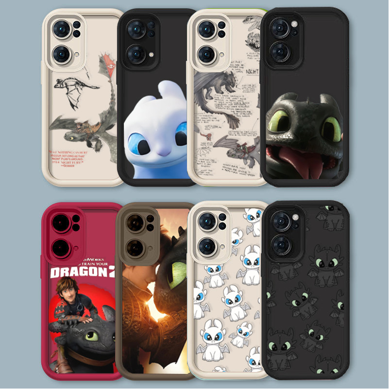 Capa De Telefone Para Samsung Galaxy A55 A15 A54 A14 A35 A12 A05 A34 A71 A52 A03 A32 Adorável Como Treinar Seu Dragão Le