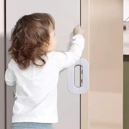 Trava para Porta de Geladeira Ordene Protetor Segurança Criança Proteção Bebê