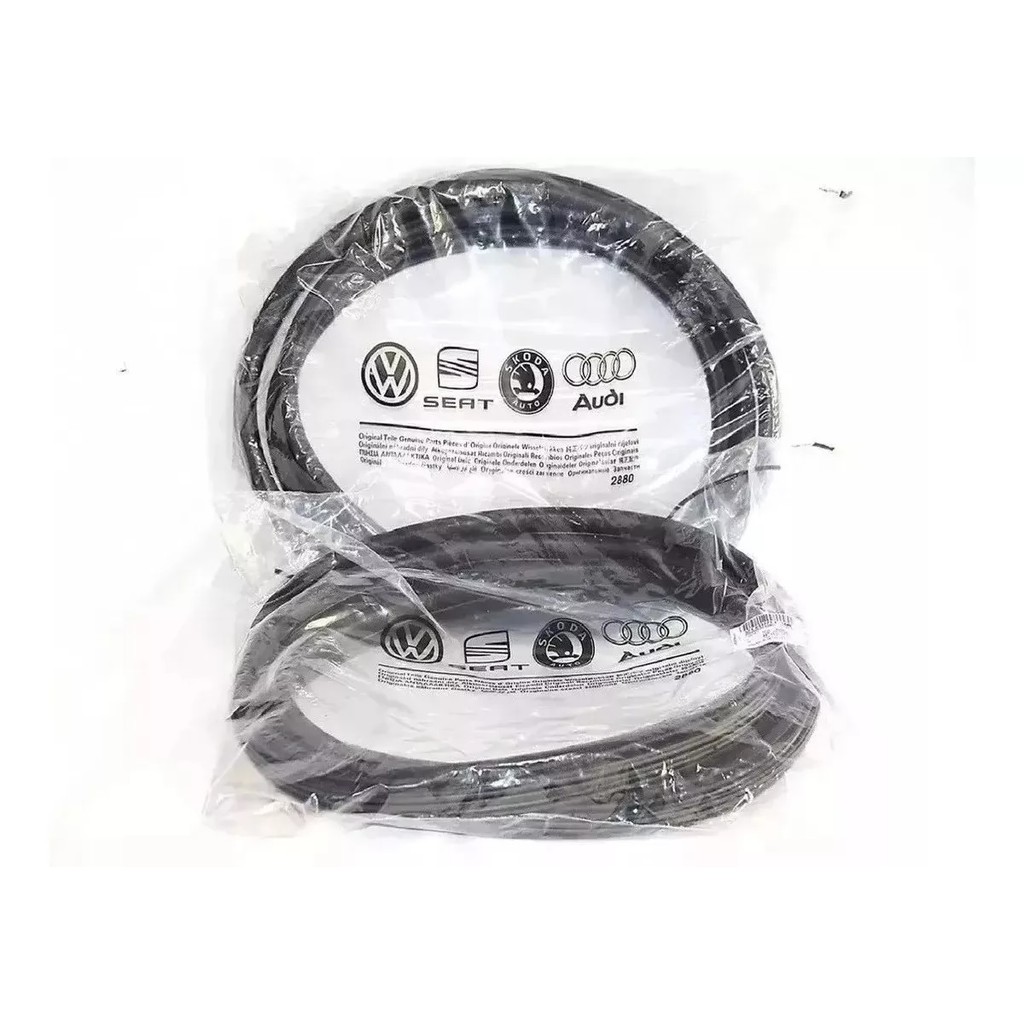 Borrachas de porta traseira Volkswagen Fox 2009 a 2014