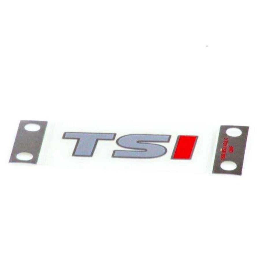 Emblema adesivo TSI coluna vermelho VW Up! Original