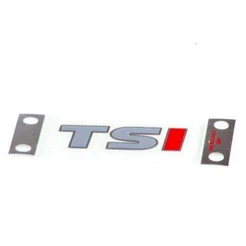 Emblema adesivo TSI coluna vermelho VW Up! Original