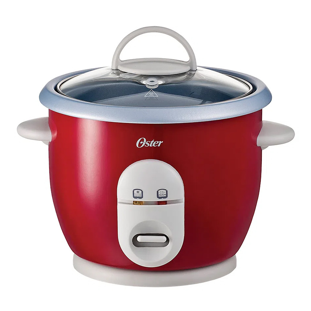 Panela Elétrica de Arroz A Vapor Oster Facile CKSTRC4723 Vermelho Antiaderente 350w 3 Copos em Oferta na Shopee