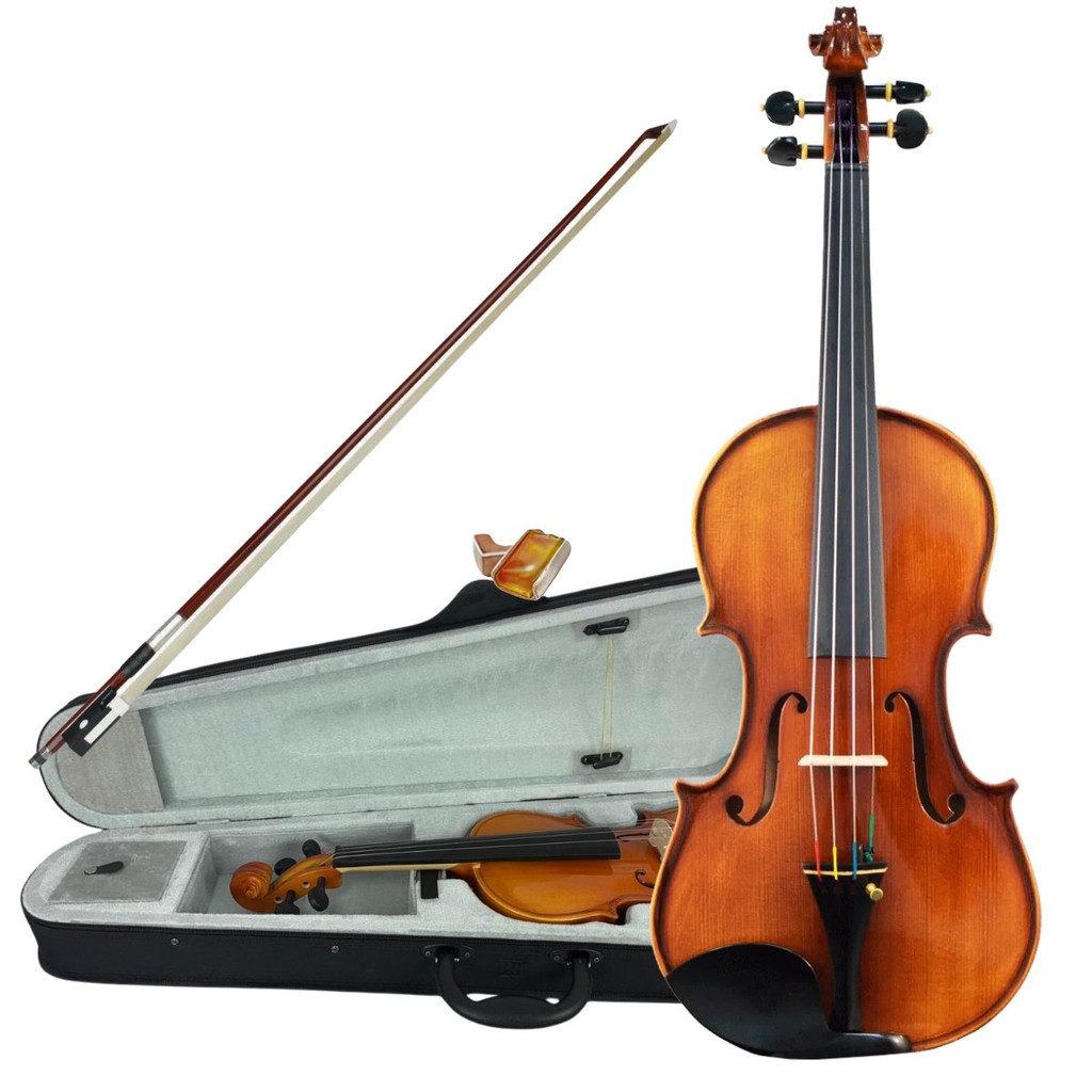 Violino 4/4 Bravo Music Vb144 Estudante Com Estojo