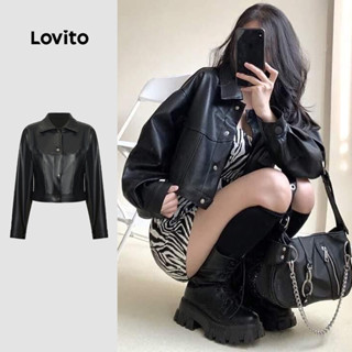 (Hot) Lovito Casual Blazer com Botões para Mulheres L76AD091 em Oferta na Shopee