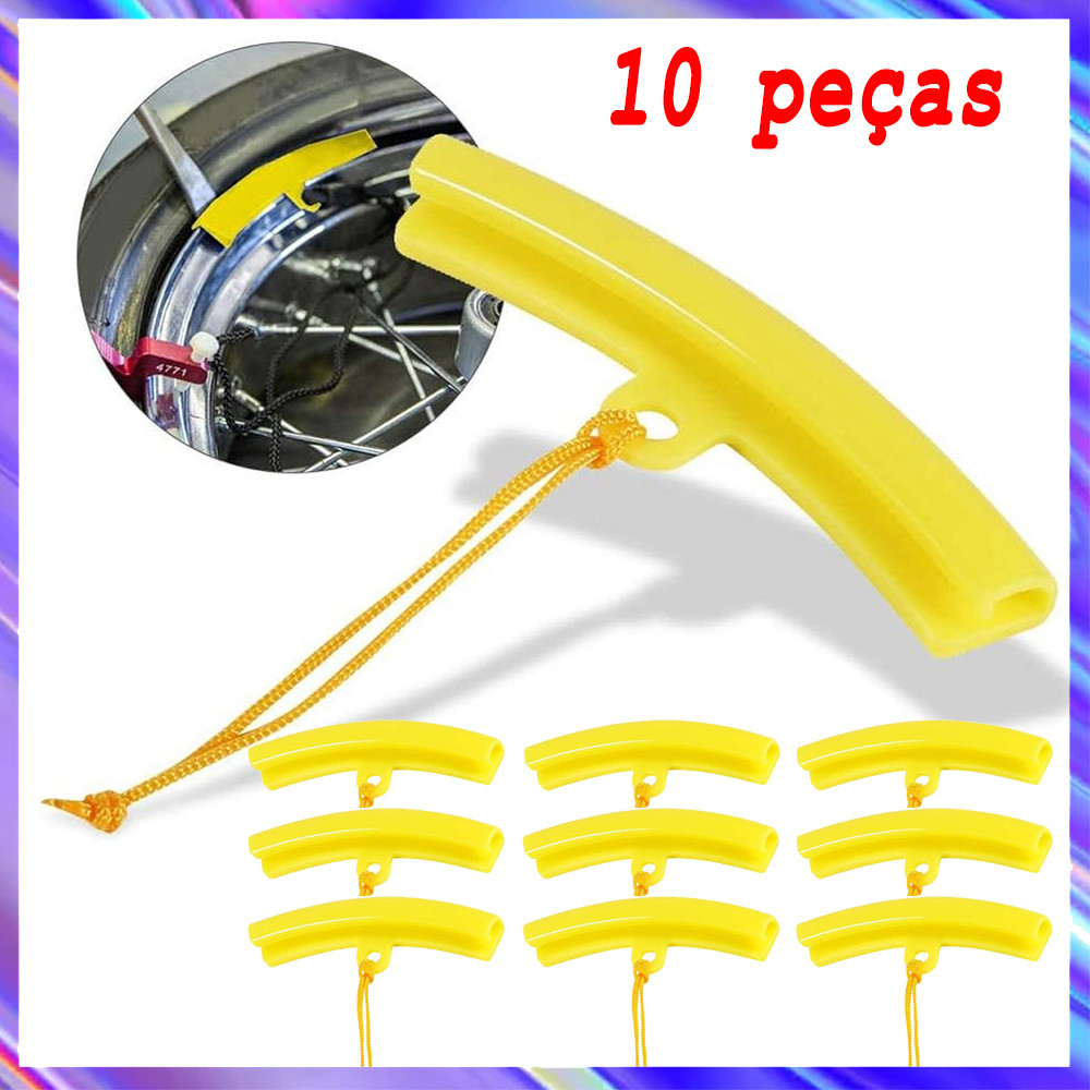 10 peças de protetores de aro de troca de roda, ferramenta de proteção de borda de trocador de pneu automotivo de 15 cm