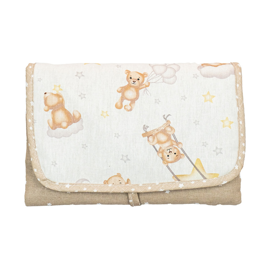 Trocador De Fraldas Bublim Sonhos Estampa Urso Nuvem em Oferta na Shopee