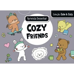 Coleção Cute e Cozy | Cozy Friends | Cinza
