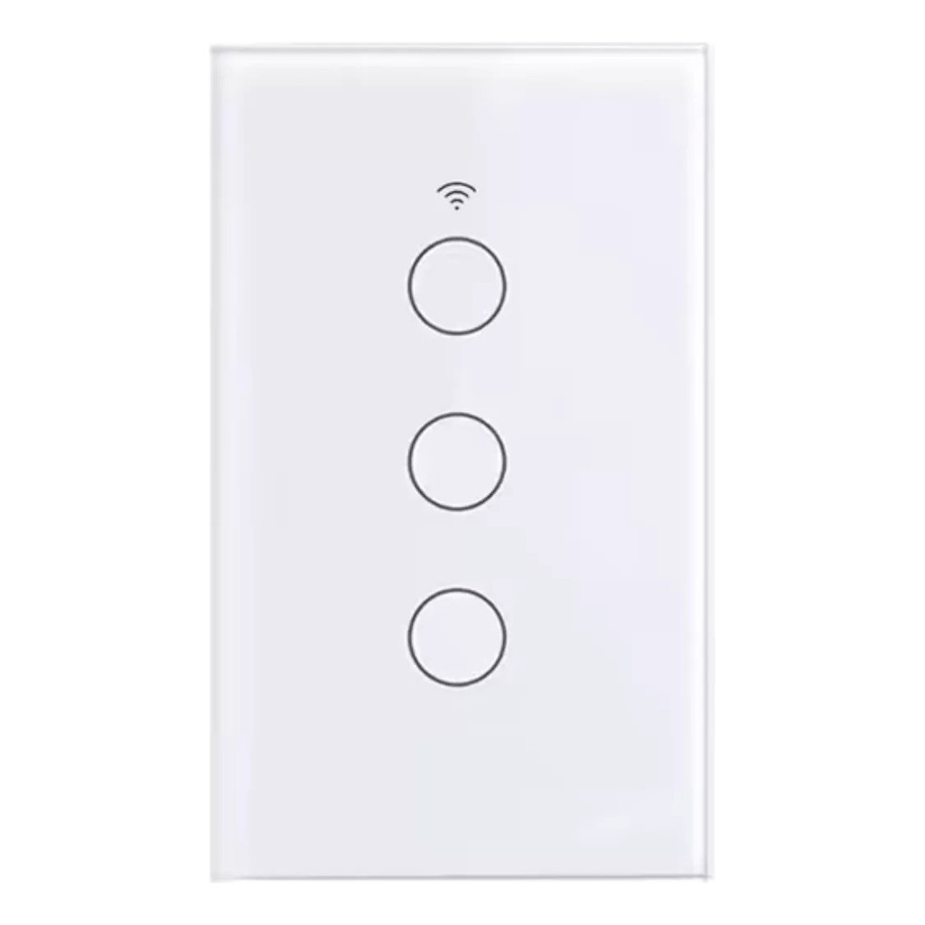 Interruptor Inteligente Wifi Touch 3 Canais Para Automação casa inteligente
