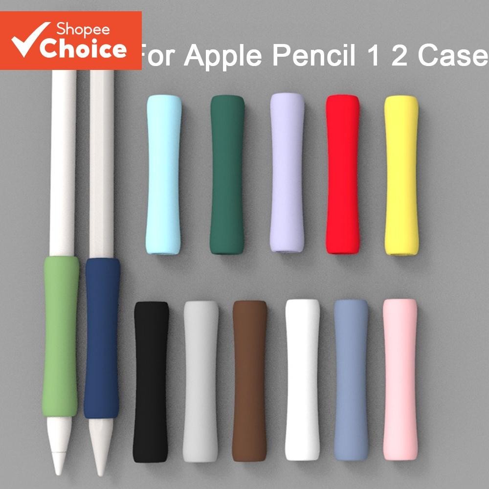 Capa Stylus Silicone Antiderrapante para Lápis de Maçã 1 2 Caneta Touch Screen à Prova de Choque