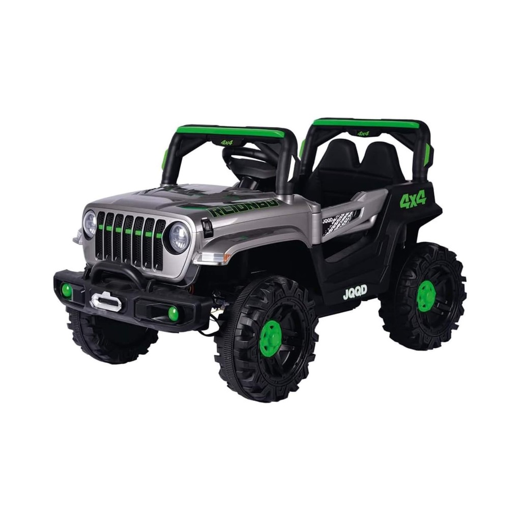 Carrinho Elétrico Jipe Off-Road Cinza 12V com Controle Remoto Zippy Toys - 10495 em Oferta na Shopee